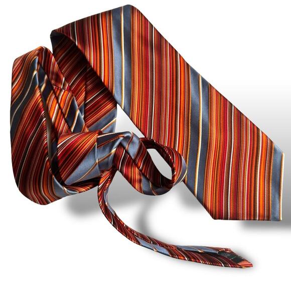 Geoffrey Beene 100% Silk Tie - Picture 2 of 12